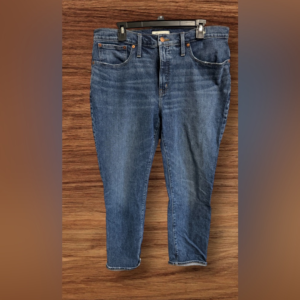 Like New! Madewell Tomboy Straight Leg High Waist Jeans Sz 31